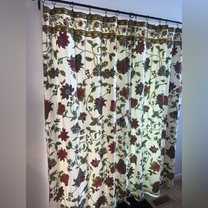 🪻🤍Set Of 2 Curtain panels Colorful botanical pattern  48” X 78” each